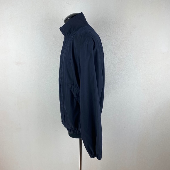 Chaps Ralph Lauren Men's Raincoat Jacket Waterproof Full Zip Navy Blue Size XL - Picture 7 of 11